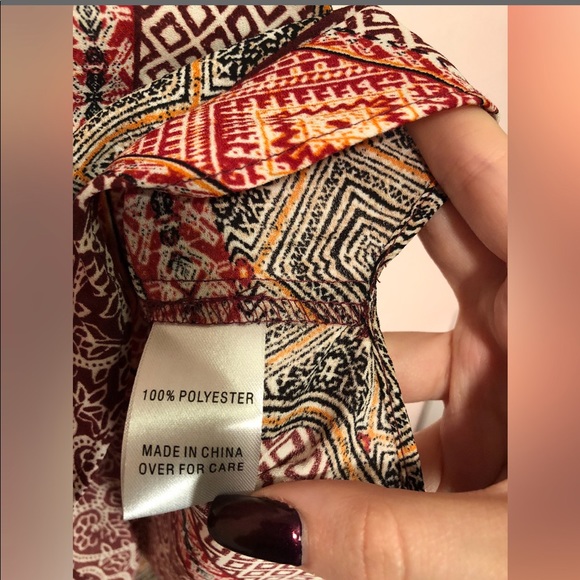 Colorful Multi-Patterned Top - Picture 4 of 4